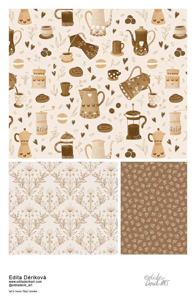 let’s have fika! brown